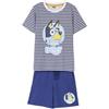 CERDÁ LIFE'S LITTLE MOMENTS Maglietta e pantaloncini Bluey - Colore blu - Taglia 3 anni - Set bambino - Realizzato in 100% cotone 220 g/m2 - Stampa Bluey - Prodotto originale disegnato in Spagna