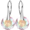 MŚ 1997 MENNICA ŚWIDNICKA Orecchini pendenti in argento 925 con chiusura a sonaglio, orecchini pendenti in argento 925, per donne, ragazze, ideali come regalo, Argento, cristallo