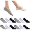PS PROUTHS Calzini invisibili Uomo Donna Estate - 15 paia antiscivolo con silicone - 95% cotone traspirante, sottile - vestibilità perfetta, leggeri e inodori, ideali per sport, scarpe basse o casual, assortiti,