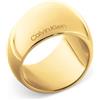Calvin Klein Anello da Donna Collezione MODERN PURITY in Acciaio Inossidabile con placcatura ionica Oro Giallo - 35000834C