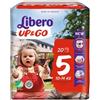 ESSITY Libero Up e Go Pannolini Mutandina Taglia 5 (10-14kg) confezione da 20 Pz