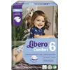 ESSITY Libero Comfort Pannolini Taglia 6 Per Bambini (13-20kg) Confezione da 21 Pezzi