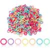 jwtyu 500 pezzi elastici capelli bambina elastici colorati per capelli