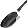 SCANPAN Urban Padella da 28 cm con manico rimovibile, salvaspazio, stabile