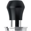 Normcore Pressino per caffè V4.1 Mini, caricato a molla con feedback click, deflettore piatto autolivellante in acciaio inox, compatibile con macchine da caffè da 51 mm, nero