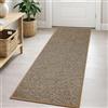 KMVIZI Tappeto Cucina Antiscivolo Lavabile, 45x120cm Tappeto Cucina Resistenti, Passatoia Assorbente in Gomma, Runner Facile da Pulire, per Sala da Bagno, Disimpegno, Pranzo, Lavanderia, Marrone