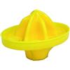 Fackelmann 42630 Spremiagrumi da bicchiere, spremi agrumi manuale, spemilimoni manuale, spremi limoni arance pompelmo lime, in plastica antiscivolo, giallo