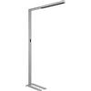 Maul Lampada da terra a LED MAULSIrius COLour Vario, sensore dimmerabile, lampada da lavoro di alta qualità per ufficio, potente lampada da terra con temperatura di colore 3000 - 5700 K - argento