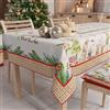 PETTI Artigiani Italiani - Tovaglia Natalizia Antimacchia Rettangolare Copritavolo Natalizio Cucina Disegno Noel X14 Posti (140x300 cm) 100% Made in Italy