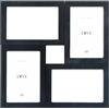 DEKNUDT FRAMES - Cornice portafoto da appendere, per 4 foto, 13 x 18 cm, da appendere, S68 UC2P4, formato cornice 35,5 x 35,5 cm