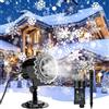 YAZEKY Proiettore Luci Natale,Proiettore di Luci Natale LED con Fiocchi di Neve,Luci Natalizie Esterno da Impermeabile IP65,Lampada di Proiezione Interno per Decorazioni Natale,Festa