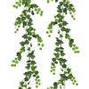 GIUSOBG Edera Finta da Interno e Esterno Piante Finte 2 pezzi Edera Finta da Interno Esterno 1.8 m Foglie di edera Ghirlanda di Piante Artificiali per Casa Parete Giardino Balcone (verde)