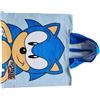 ILS I LOVE SHOPPING Poncho con cappuccio Asciugamano da spiaggia Mare e piscina Accappatoio in microfibra 55X90 cm asciugatura rapida, ultra morbido per SONIC