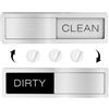 CAIHINIER Magnete per lavastoviglie Clean Dirty, magnete per lavastoviglie Clean Dirty Indicator con funzione scorrevole, antigraffio, calamita per frigorifero(17,8 ×5 cm)