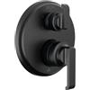 Delta Rubinetto Tetra Serie 14 Nero Opaco 6 Impostazioni Integrato Kit Valvola Deviatore Trim Kit Trim Kit Nero Kit Trim Doccia Trim Kit Nero Opaco T24989-BL (Valvola Non Inclusa)