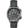 Laco Orologio da aviatore modello speciale Frankfurt GMT grigio Made in Germany - Orologio automatico - Qualità unica - Lavorazione eccezionale - Impermeabile fino a 20 ATM