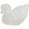 Lampade di Sale Store Statuetta di Sale Himalayano Bianco naturale scolpita a forma di Cigno 500g