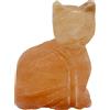 Lampade di Sale Store Statuetta di Sale Himalayano Rosa naturale scolpita a forma di Gatto 500g