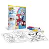 CRAYOLA - Color Wonder, Coloring Set Spidey con 18 Pagine da colorare e 4 Pennarelli Senza Macchia, Attività Creativa per Bambini, età 3,4,5 Anni, 75-4611