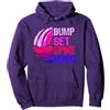 Volleyball Bump Set Spike Repeat Bump Set Spike Repeat Pallavolo Rosa/Viola Felpa con Cappuccio
