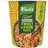 Knorr Fusion Noodles Sweet & Sour, Noodles Istantenei Etnici, Pronti in 4 Minuti, dal Sapore Agrodolce Intenso - 82 gr (Confezione da 6)