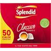 Splendid - Caffè in Cialde ESE - 50 Cialde - Intensità 12 - Miscela Espresso per Macchina Portafiltro Monodose - Gusto Deciso e Aroma Tostato, Confezione da 4