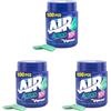 Vigorsol Air Action, Chewing Gum, Gusto Menta, Senza Zucchero, Senza Glutine, Barattolo da 100 Gomme da Masticare, Ideale per una Freschezza Intensa a Portata di Mano (Confezione da 3)