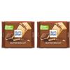 Ritter Sport Biscotto Tavoletta Cioccolato al Latte Con Crema al Cacao e Biscotto al Burro, 100g (Confezione da 2)