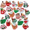 Baker Ross FN610 Adesivi in schiuma tazze di cioccolata calda natalizia - Confezione da 120, adesivi natalizi in schiuma, perfetti per creazioni natalizie, biglietti e decorazioni