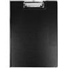 Westcott E-17104 BLACK - Cartella portablocco per formato A4, in plastica, colore: Nero