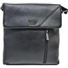 COVERI COLLECTION Borsello Pattina Tracolla Regolabile In Ecopelle Verticale Multitasca Grande Capiente Borsa Vintage a Spalla Porta Tablet Zip Art. 2288 Dimensioni 27 X 25 X 6 (NERO)