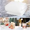 Diketone Neve Finta Natalizia,80 * 240cm Neve Artificiale per Decorazioni,Soffice, Morbido e Candido di Decorazioni Albero di Natale,Neve Finta Decorazioni Natalizie (Senza luci)