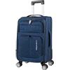 ITACA - Valigia 55x40x20 Trolley Bagaglio a Mano. Valigie per i Tuoi Viaggi in Cabina. Trolley Bagaglio a Mano. Materiale EVA Polyester Resistente e Super Leggero, Cowboy blu