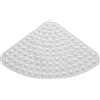 Inbagno Tappeto Doccia Antiscivolo Triangolare 54x54 cm, Design Moderno angolare con 114 Ventose, antimuffa
