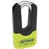 Artago 69X Lucchetto Bloccadisco Moto Mini U Alta Gamma Omologato SRA, Sold Secure, ART4, BUNKER SELECTION, Copertura Dissuasiva, Corpo MONOBLOK in Acciaio Forgiato Massima Resistenza, Antifurto Moto