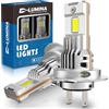 D-Lumina Lampadina H7 LED Canbus 100W 16000LM,6500K 400% Brillante,1:1 Design di Ricambio Lampada Alogena, Plug and Play, 2 pezzi