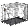 Ferplast Gabbia per cani pieghevole DOG-INN 60 Recinto per cuccioli, Trasportino in metallo, Separatore incluso, Porta doppia con chiusura di sicurezza, 64,1 x 44,7 x h 49,2 cm Nero
