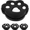 WOONEKY Ammortizzatori per racchette da tennis, in silicone, 4 pezzi, ammortizzatori per racchette da tennis, ammortizzatori per un maggiore controllo, comfort e sensazione di gioco costante durante