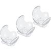 PATIKIL Clip Porta Palline Tennis per Cintura, 3pz Clip Porta Palline Tennis in ABS per Attrezzatura Sport per Allenamento Tennis, Trasparente