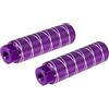 INFINAUTO Coppia di pedane posteriori per BMX, MTB, adatte per assi da 3/8, design elegante, colore viola
