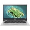 ASUS Chromebook CX1 Laptop | 17,3 HD+ antiriflesso | Intel Celeron N4500 | 8 GB RAM | 128 GB eMMC | Intel UHD Graphics | ChromeOS | Tastiera QWERTZ | Argento trasparente