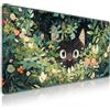 Acezeek Mouse Pad Da Gioco, Mousepad Xxl 900 * 400mm Desk Pad Con Impermeabile E Anti-Slip Base Per Office & Home Velocità Migliorata (Gatto)