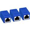 Accoppiatore RJ45 Femmina/Femmina – Connessione Ethernet Per Cat6 Cat5e Cat7 – Confezione Da 2 - 2