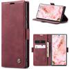 Phernykas Custodia Portafoglio Libro RFID per Samsung Galaxy S22 Ultra | Flip Book Cover in pelle PU, Porta Carte, Protezione Astuccio, Telefono Libretto Case per S22 Ultra, Vion-rosso