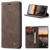 Phernykas Custodia Portafoglio Libro RFID Magnetica per Samsung Galaxy A21S | Flip Book Cover in pelle PU, Porta Carte, Protezione Astuccio, Telefono Libretto Case per Samsung Galaxy A21S, Caffè