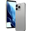 Fine Life Pro Sbloccare il telefono Android, supporto 4G LTE-FDD TDD, schermo da 6,0 pollici, 4GB RAM + 64GB ROM / TF256GB, doppia fotocamera 13MP + 16MP, doppia SIM (200grey)