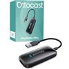 OTTOCAST Play2Video Ultra 2026 Upgrade Adattatore Wireless CarPlay & Android Auto AI Box, Android 12, 4GB+32GB, Bluetooth 5.4, WiFi 5GHz