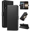 Yunubeyii Cover Libro per OnePlus Nord 5 - [Blocco RFID] Luxury PU Leather Portafoglio Card Holder Magnetic Phone Custodia con Kickstand, Cover Protettiva Antiurto, Nero
