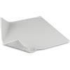Frescura Piatto Quadro mod. Fazzoletto cm 28 Magnesio Matt bianco in porcellana - Confezione da 2 pezzi