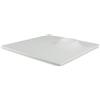 Frescura Piatto Quadro mod. Arte cm 28 Magnesio Matt bianco in porcellana - Confezione da 4 pezzi